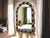Brown Moroccan Arched Mirror For Sale - Image 8 of 8