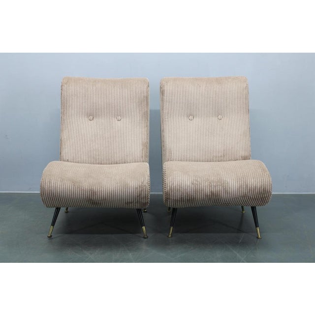 Curved Modular Sofa by Gigi Radice for Minotti, Italy, 1950s, Set of 3 For Sale - Image 13 of 18