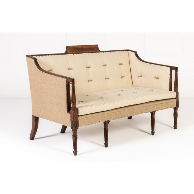Antique English Regency Mahogany Sofa, 1800s For Sale - Image 12 of 12