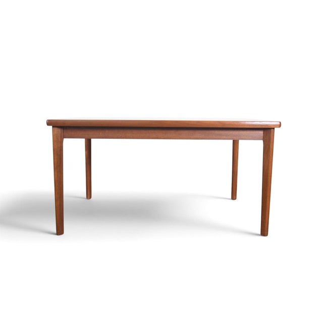 Danish Modern Teak Dining Table by Henning Kjaernulf For Sale - Image 9 of 10