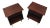 Vintage Mid Century American Walnut One Drawer Nightstands- a Pair For Sale - Image 9 of 9