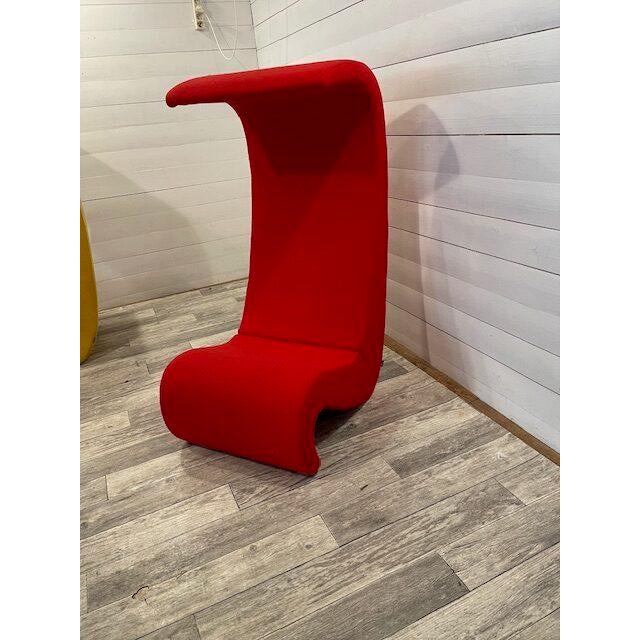 Very Rare Vintage Amobe Lounge Chair by Verner Panton for Vitra, 1970 in Red Vintage Design Verner Panton was one of the...