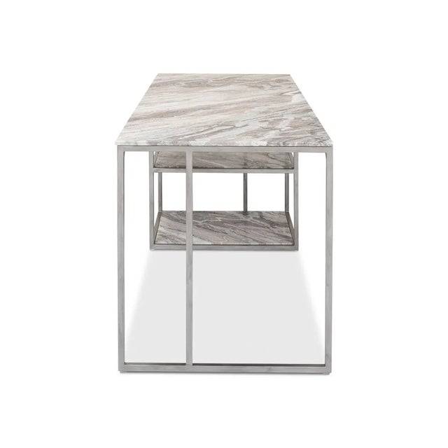 2020s Marble Top Writing Desk For Sale - Image 5 of 11