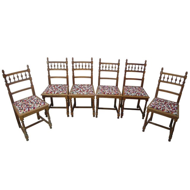 Antique Chairs in Oak, Set of 6 For Sale - Image 9 of 9