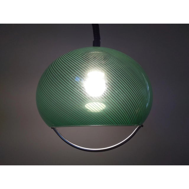Plastic Mid-Century Meblo Pendant Lamp from Guzzini, Italy, 1970s For Sale - Image 7 of 11