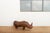 Animal Rhino Ottoman in Leather by Dimitri Omersa for Omersa, 1963 For Sale - Image 12 of 13