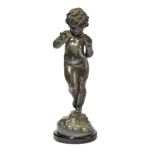 Lead Garden Putti, C. 1880-1900 For Sale