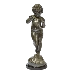 Lead Garden Putti, C. 1880-1900