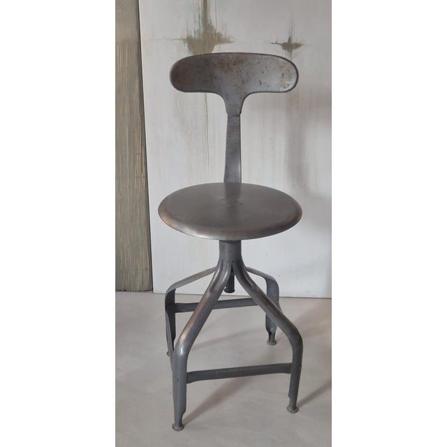 Nicolle Draftsmans Stool, 1960 For Sale - Image 10 of 10
