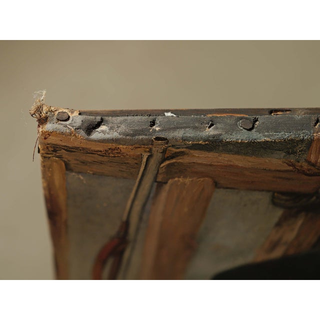 Unknown, Bavarian Couple, 1880, Oil on Canvas For Sale - Image 7 of 16