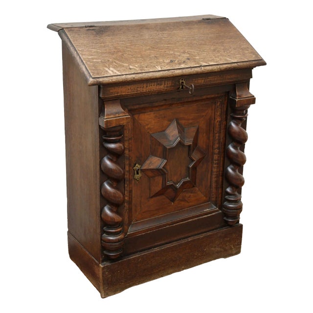 18th Century Baroque Chest of Drawers with Secretary For Sale