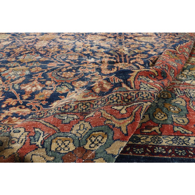 Late 19th Century Persian Sultanabad Rug, 13'11 X 19'02 For Sale In Dallas - Image 6 of 10