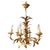 Vintage Gilt Metal Pineapple Leaf Chandelier, 1960s For Sale - Image 9 of 9