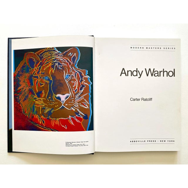 This Andy Warhol rare vintage 1983 first edition lithograph print collector's hardcover Pop Art book is an incredibly...