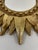 Glass Vintage Mid Century Modern Gilded 12.5" Sunburst Wall Accent Mirror For Sale - Image 7 of 17