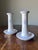 Late 20th Century Pair of Dieulefit PHP Pottery Made in France Candlestick Holders For Sale - Image 5 of 10