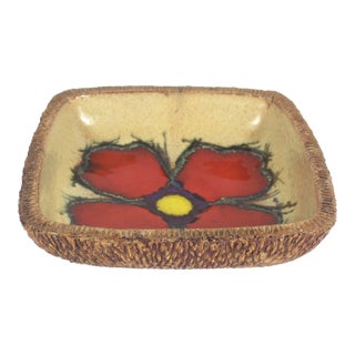 Jan Van Erp Studio Pottery Mid Century Modern Bowl For Sale