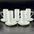 Lagardo Tackett 1960s LaGardo Tackett for Schmid Porcelain Demitasse Espresso 4" Cups With Saucers - Service for 5 For Sale - Image 4 of 8