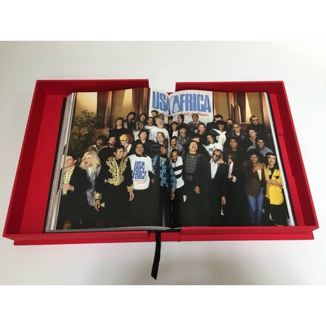 Red Michael Jackson Opus Large Collector Table Book For Sale - Image 8 of 12