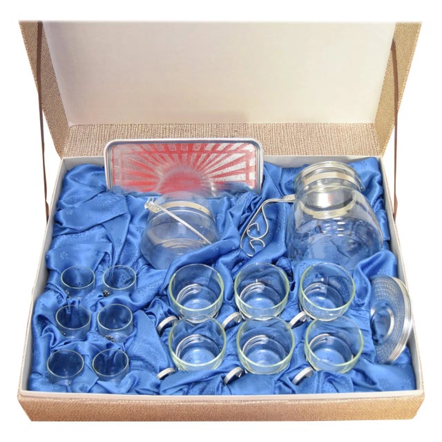 Mid-Century Czechoslovakian Cooking Glass Set, 1960s, Set of 21 For Sale - Image 12 of 12