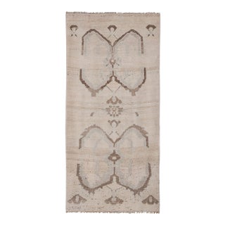 Vintage Faded Turkish Karapinar Rug 2'5" X 4'10" For Sale