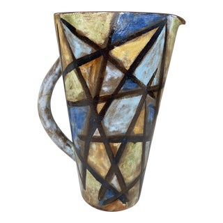 Mid-Century Pitcher Alexandre Kostanda Vallauris For Sale
