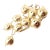 Tiffany and Co. Tiffany & Co. Peretti 18k Yellow Gold Vintage Bean Necklace 14.5" For Sale - Image 4 of 12
