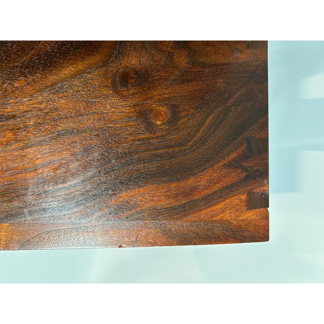 Brown 2010s DRW Shaker Style Black Walnut Step Stool - 1 Piece For Sale - Image 8 of 12