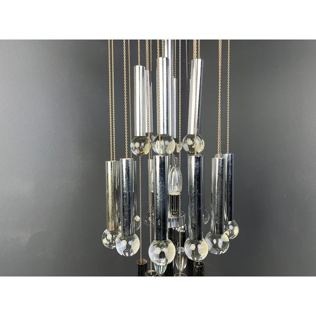 Gaetano Sciolari Vintage Chandelier from Gaetano Sciolari, 1970s For Sale - Image 4 of 13