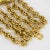 Gold Mercedes Robirosa Oversized Gilt Metal Medallion and Chain Link Bracelet For Sale - Image 8 of 9