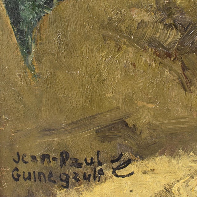 Guinegault Jean Paul, Vase of Spring Flowers, 20th Century, Oil Painting on Canvas, Framed For Sale - Image 9 of 11