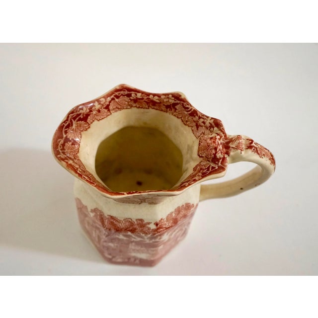 Mason's Ironstone 1950s Mason's Vista Round Gallery Tray and Small Pitcher - 2 Pieces For Sale - Image 4 of 10