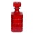Godinger Radius Red Crystal Decanter For Sale