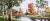 Not your great-grandma's needlepoint...or maybe it is... Vintage Landscape Needlepoint Textile Art mysteriously signed K/N...