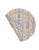 Traditional Pasargad DC Light Blue Fine Hand Knotted Moroccon Round Rug For Sale - Image 3 of 3