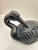 Black Vintage 1960s Black Ceramic Crane Bird Sculpture - Attributed to Enzo Alberton For Sale - Image 8 of 12