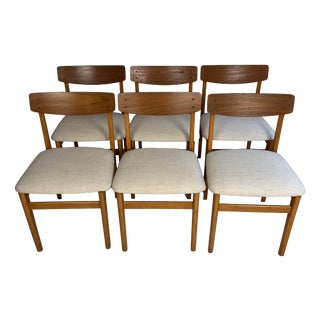 Danish Dining Chairs, Set of 6 For Sale
