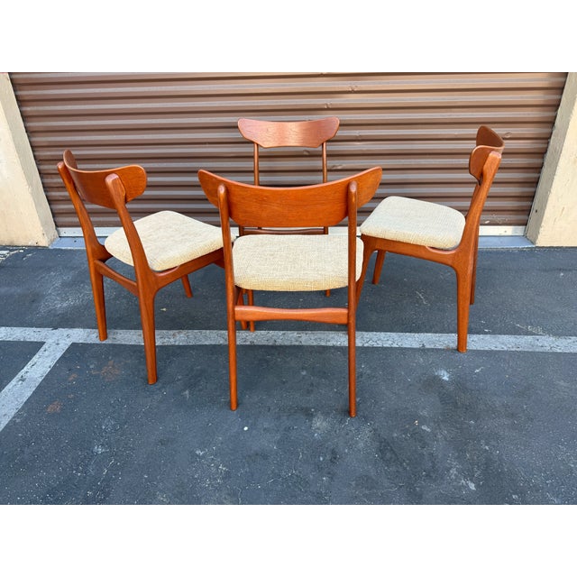 Randers Møbelfabrik Vintage Danish Modern Teak Dining Chairs From Schionning and Elgaard for Randers For Sale - Image 4 of 4