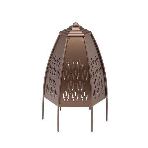 Earth Lantern in Iron by Il Bronzetto