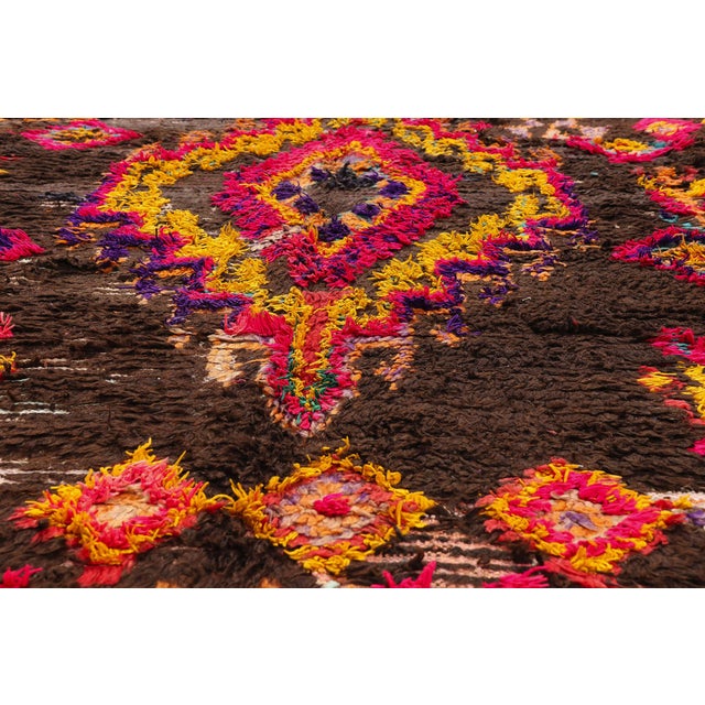 Late 20th Century Vintage Azilal Moroccan Rug, 05'07 X 09'10 For Sale - Image 5 of 10