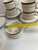 Cream 1980s Villeroy & Boch 6 Coffee/Tea Cups and Matching 6 Saucers Made in Luxembourg For Sale - Image 8 of 16