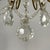 1940s Early 20th Century Italian Glass Drop Chandelier with Brass Structure, 1900s For Sale - Image 5 of 18