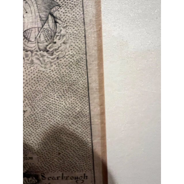 1607 Britannia, William Camden Antique Map - First Published Map of the North Riding, England - Printed 1607 For Sale In San Francisco - Image 6 of 11