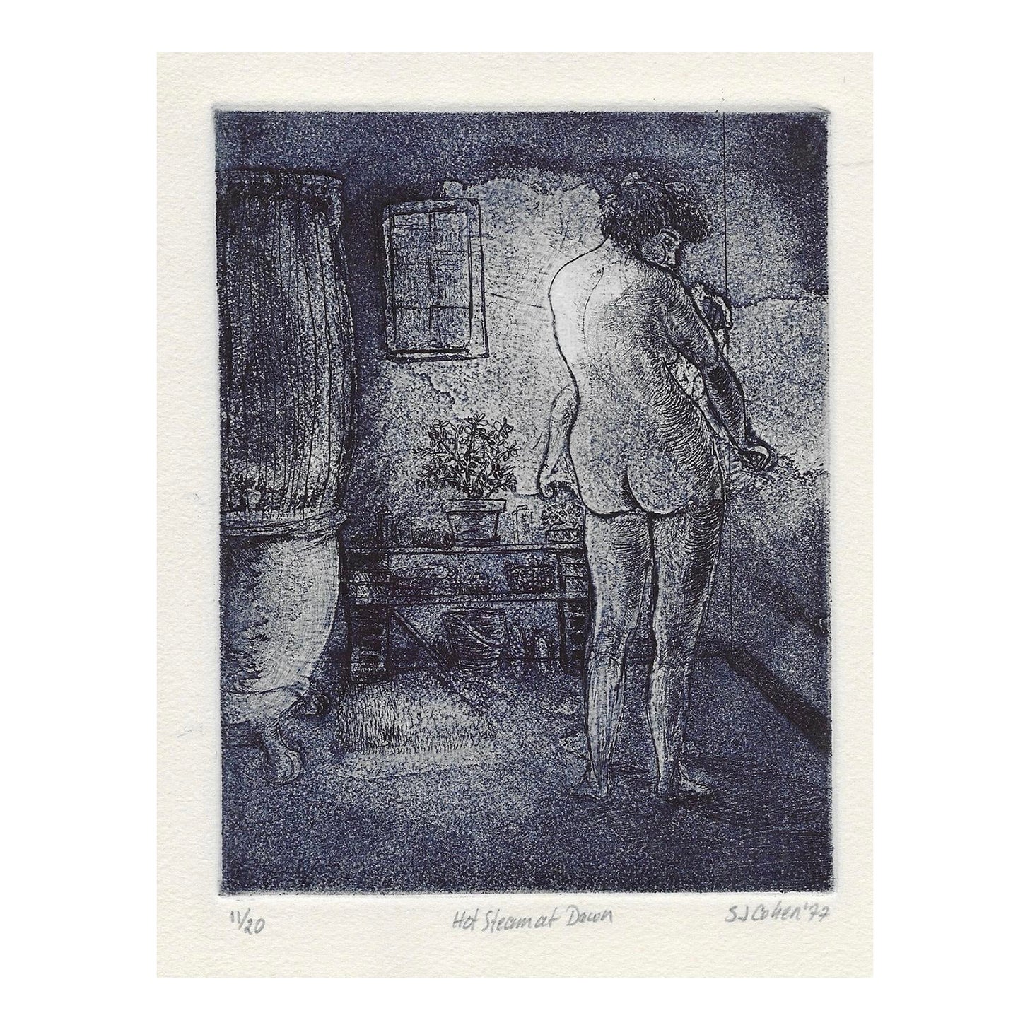 1977 Sue Cohen Hot Steam at Dawn Etching | Chairish