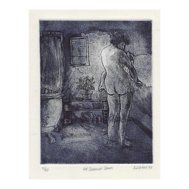 1977 Sue Cohen Hot Steam at Dawn Etching For Sale