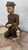 Mid 20th Century Mid 20th Century Hand-Carved Chinese Wooden Figural Sculpture of Seated Musician With Drum For Sale - Image 5 of 12