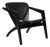 Vintage Butterfly Lounge Chair in Black Beech and Full Grain Leather by Hans J. Wegner for Getama, 2000s For Sale