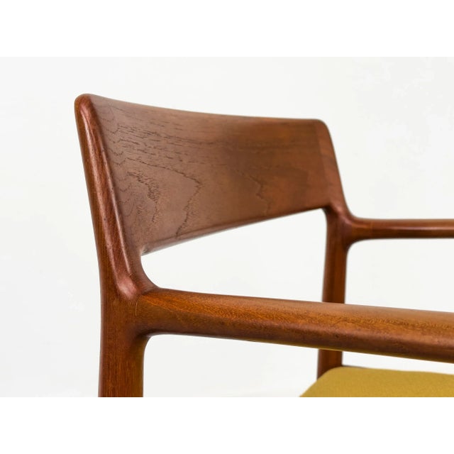 Purple Danish Teak Armchair by Johannes Nørgaard for Nørgaards Møbelfabrik, 1960s For Sale - Image 8 of 18