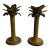 Palm Tree Candle Stick Holders a Pair For Sale
