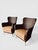 Splendid pair of rattan armchairs by BBB Bonacina, high end italian quality chairs. Very comfortable This piece has an...